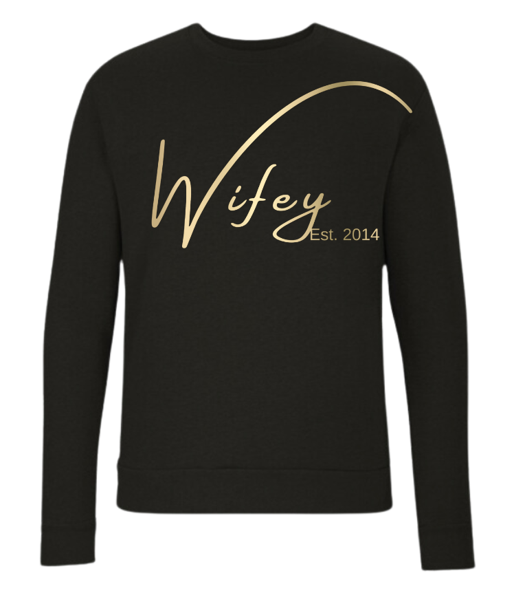 Wifey Sweatshirt - Black